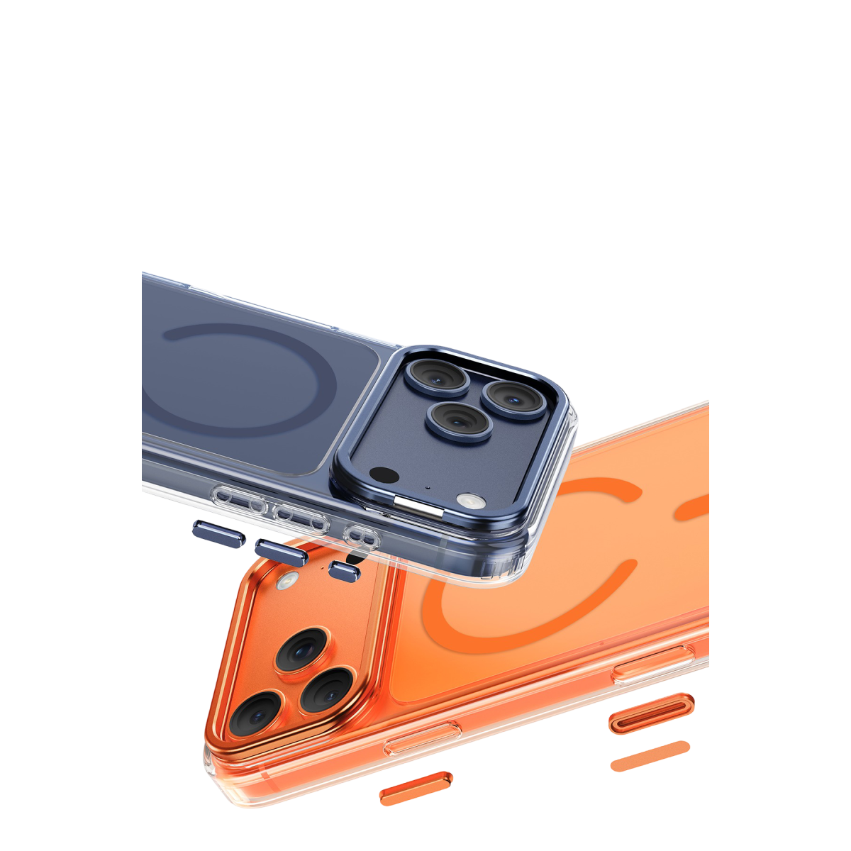 Keephone Apple iPhone 17 Pro Magicam Standlı Magsafe Kapak - Şeffaf