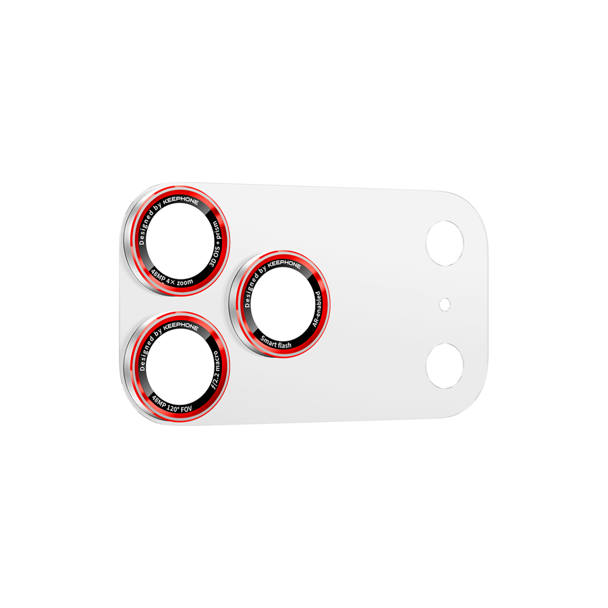 Keephone Apple iPhone 17 Pro Max Auralens Arka Film Ve Kamera Lens Koruyucu - Gümüş