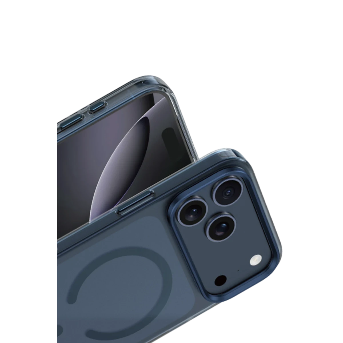 Keephone Apple iPhone 17 Pro Max Dazzle Pro Matte Magsafe Kılıf - Lacivert