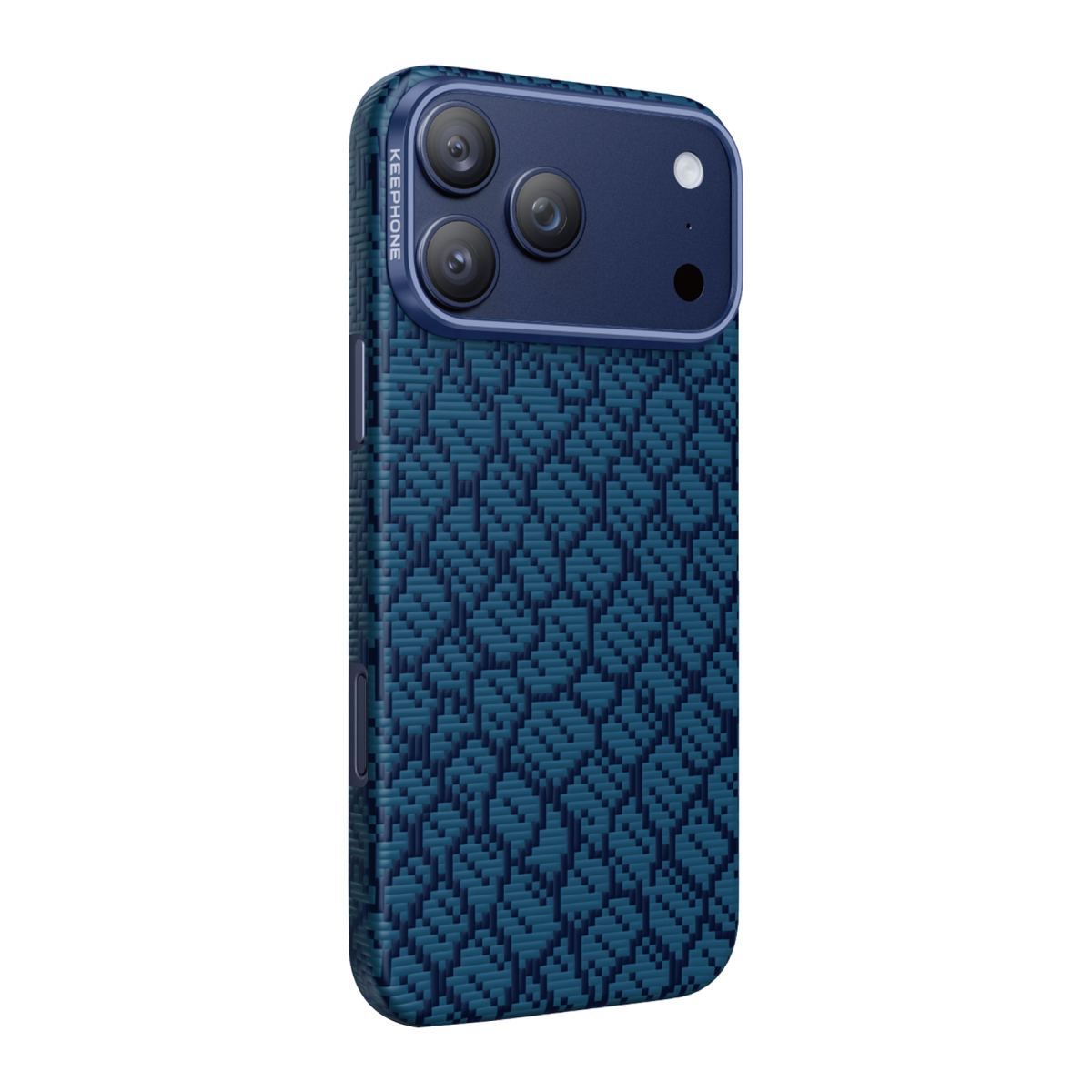 Keephone Apple iPhone 17 Pro Max Drakon Aramid Magsafe Kapak - Lacivert