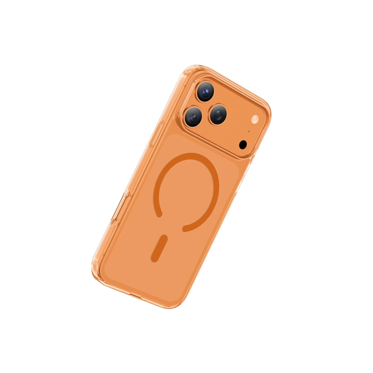 Keephone Apple iPhone 17 Pro Max Hybrid Pro Magsafe Kılıf - Turuncu