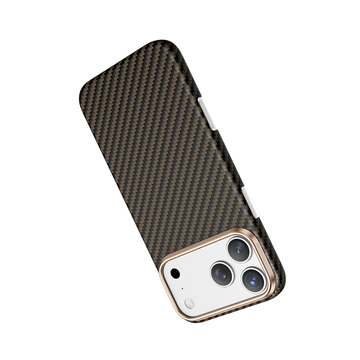 Keephone Apple iPhone 17 Pro Max Kevlar Diago Magsafe Kılıf - Bronz