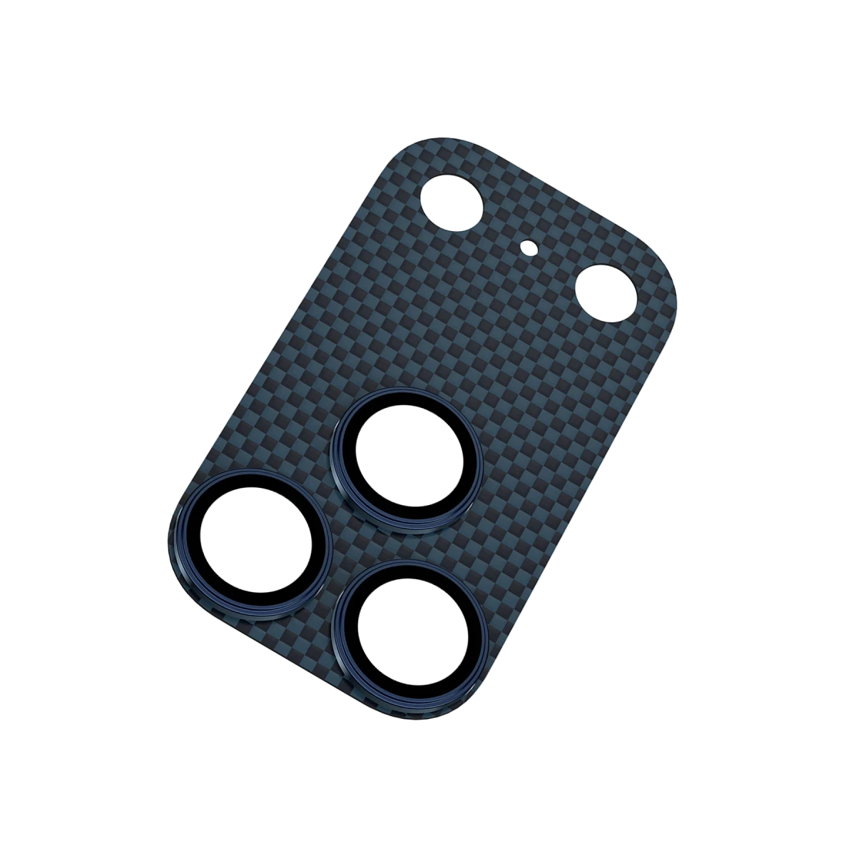 Keephone Apple iPhone 17 Pro Max Kevlar Kamera Lens - Lacivert