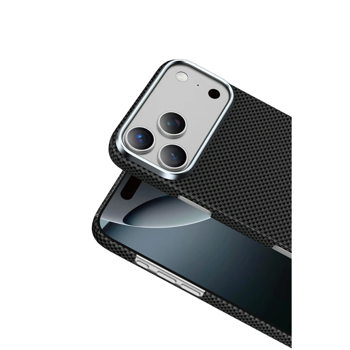 Keephone Apple iPhone 17 Pro Max Kevlar Norra Magsafe Kılıf - Siyah