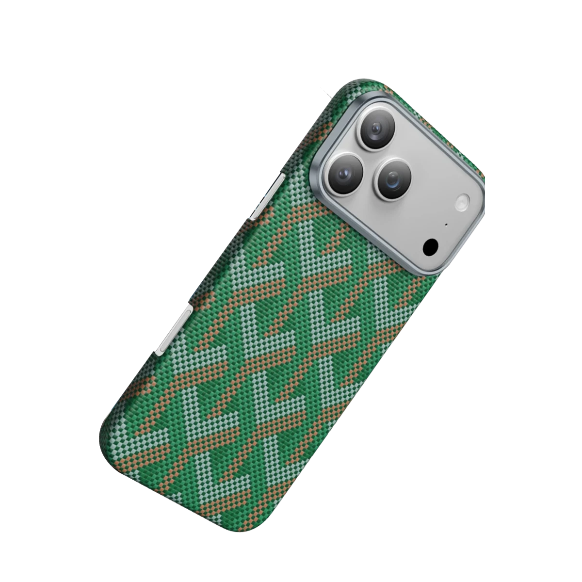 Keephone Apple iPhone 17 Pro Max Kevlar Prague Magsafe Kapak - Yeşil