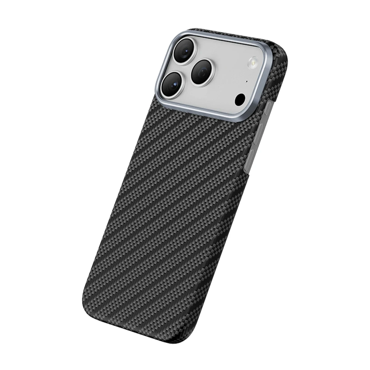 Keephone Apple iPhone 17 Pro Max Kevlar Robin Magsafe Kılıf - Siyah
