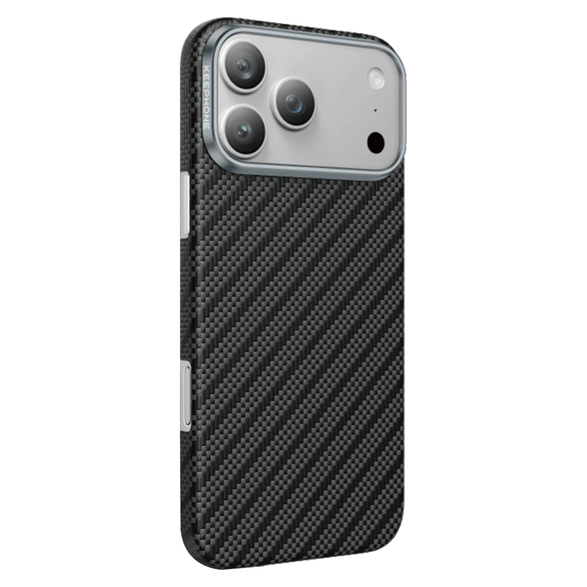 Keephone Apple iPhone 17 Pro Max Kevlar Robin Magsafe Kılıf - Siyah