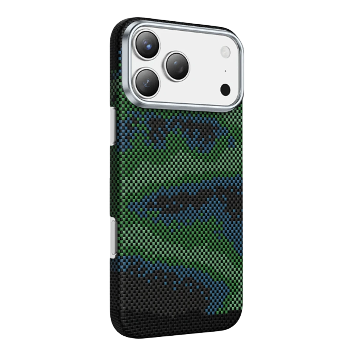 Keephone Apple iPhone 17 Pro Max Kevlar Starry Magsafe Kapak - Yeşil