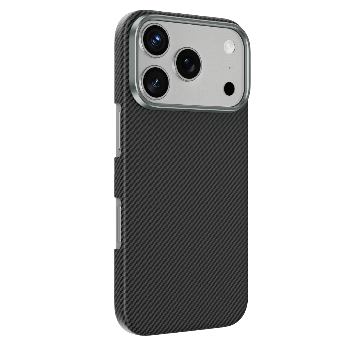 Keephone Apple iPhone 17 Pro Max Kevlar Sweden Magsafe Kılıf - Siyah