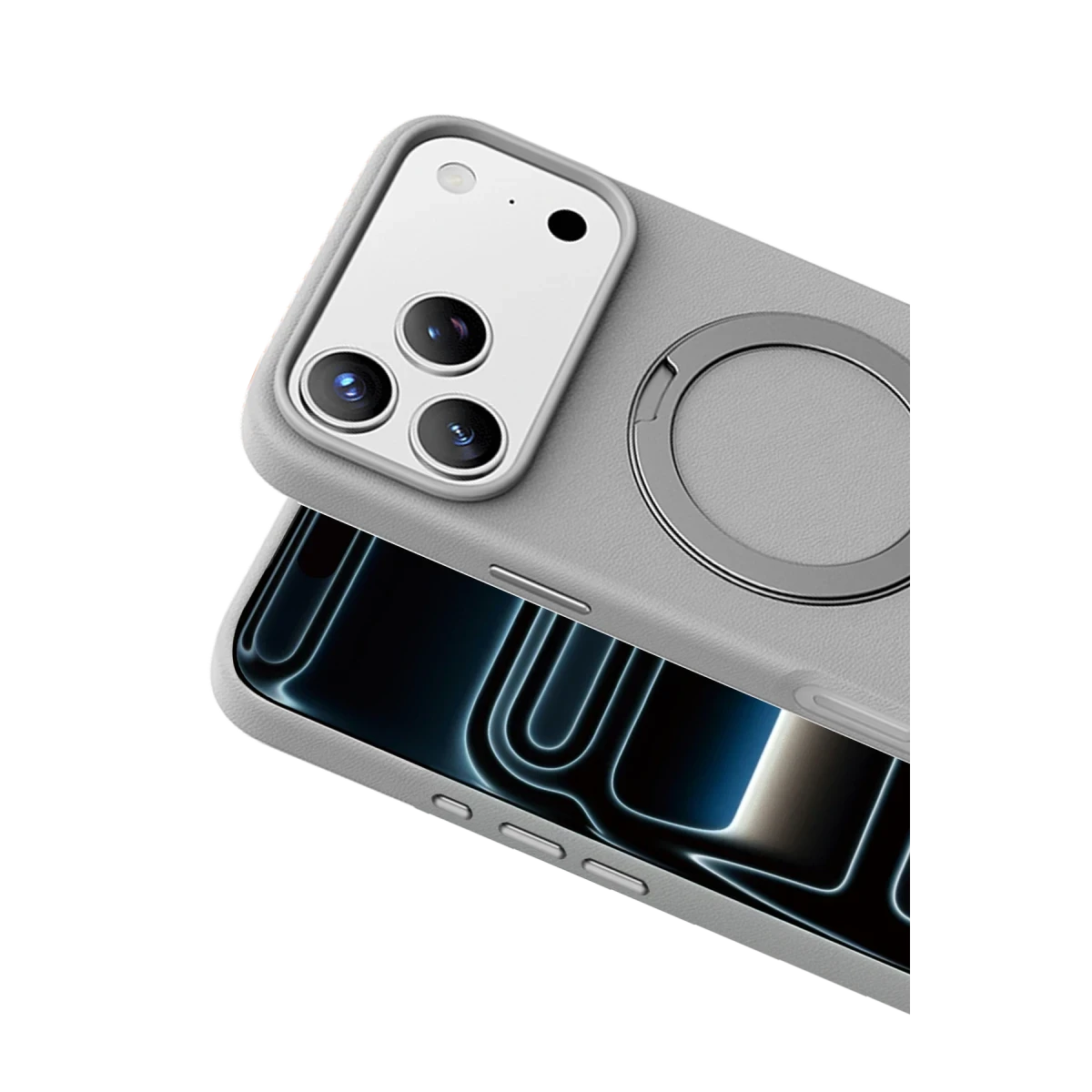 Keephone Apple iPhone 17 Pro Max Mehold Magsafe Kapak - Gri