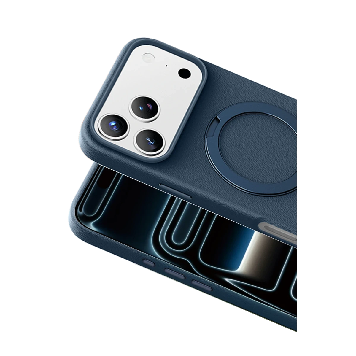 Keephone Apple iPhone 17 Pro Max Mehold Magsafe Kapak - Mavi