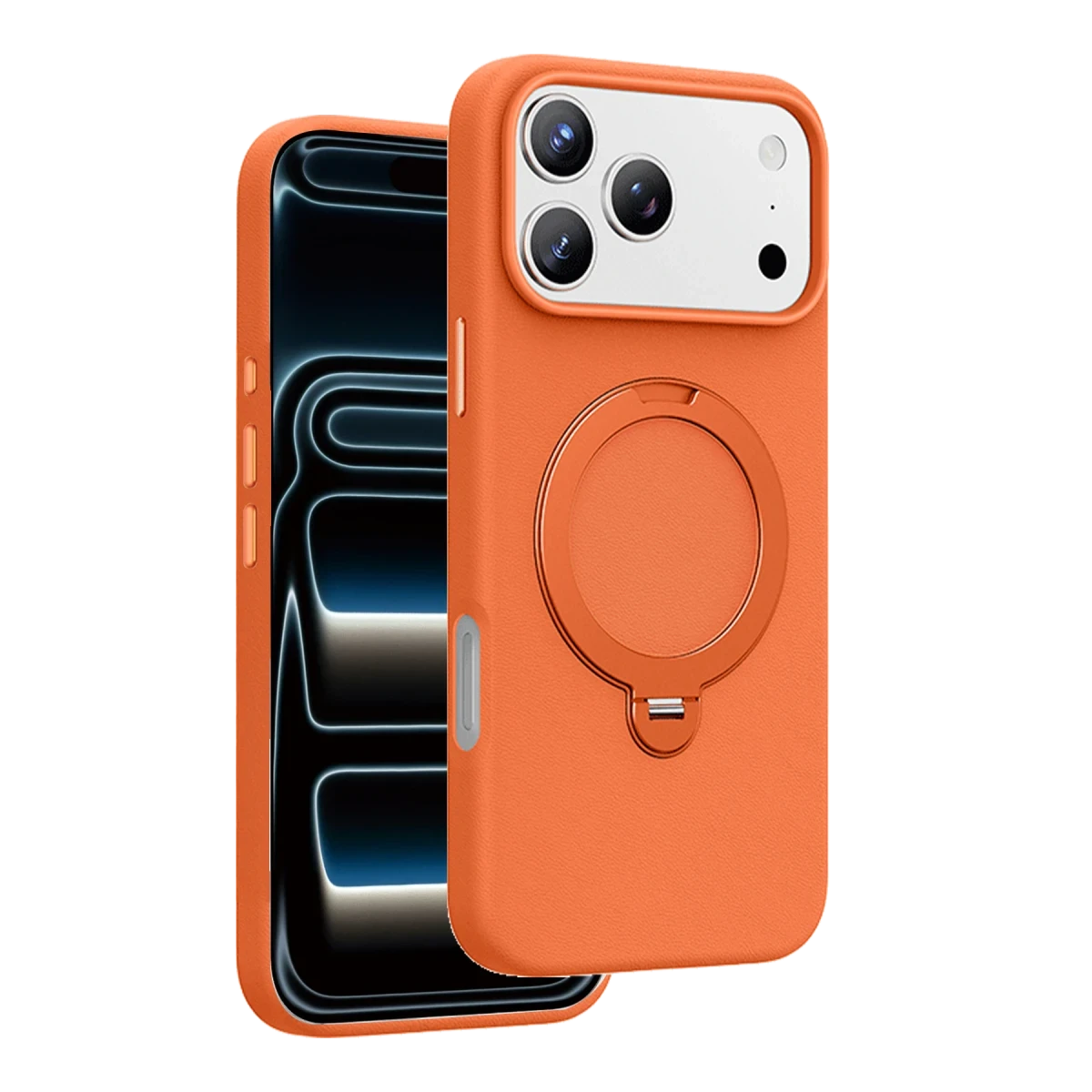 Keephone Apple iPhone 17 Pro Max Mehold Magsafe Kapak - Turuncu