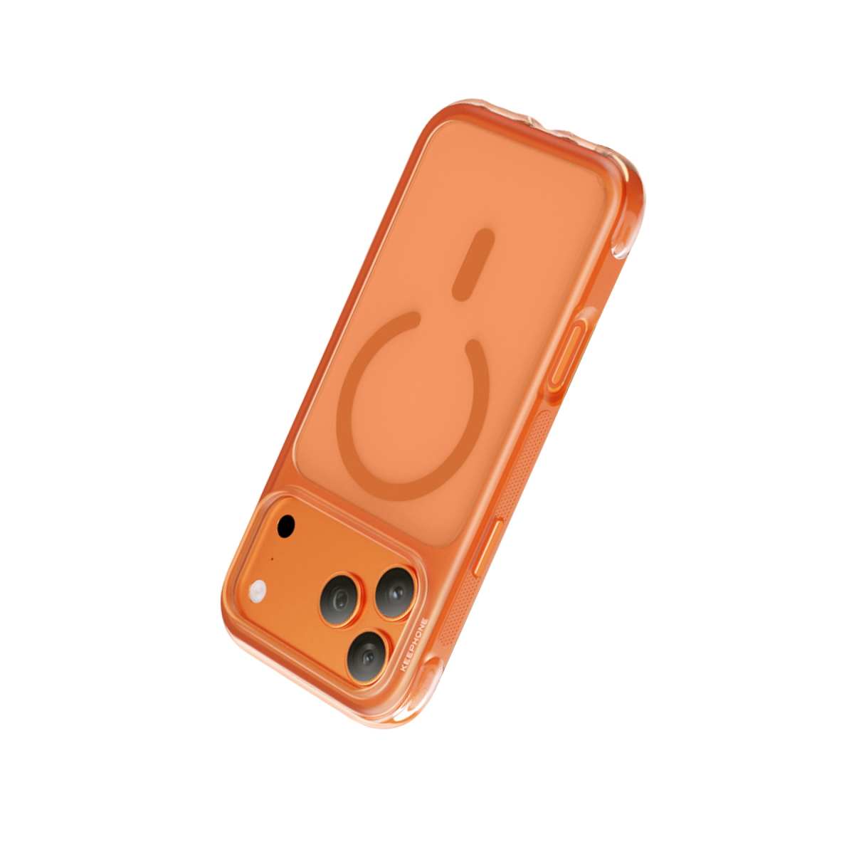 Keephone Apple iPhone 17 Pro Max Monica Airbag Magsafe Kapak - Turuncu