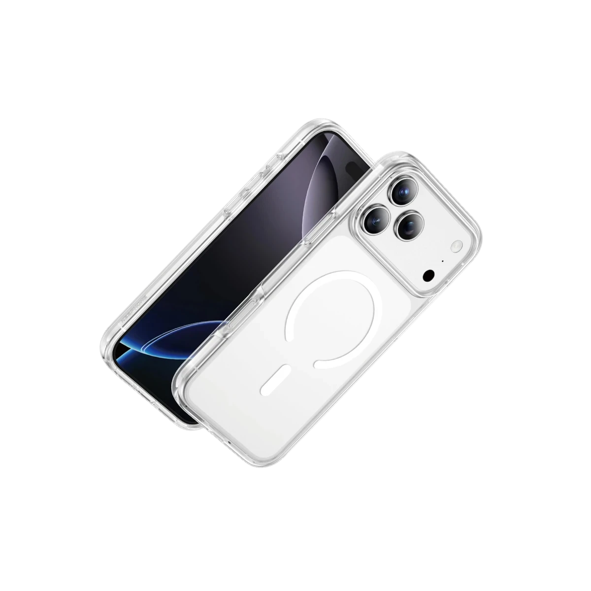 Keephone Apple iPhone 17 Pro Max Non Yellow Şeffaf Magsafe Kılıf - Şeffaf