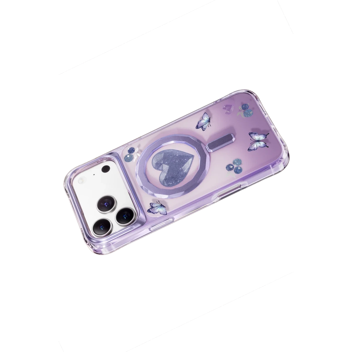 Keephone Apple iPhone 17 Pro Max Peachy Magsafe Kapak - Mor