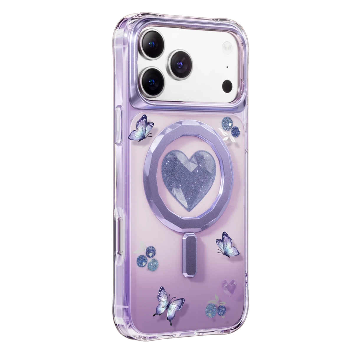 Keephone Apple iPhone 17 Pro Max Peachy Magsafe Kapak - Mor