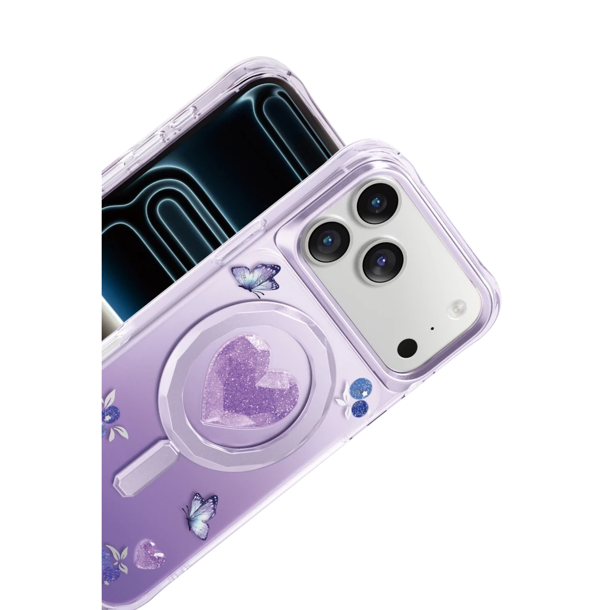 Keephone Apple iPhone 17 Pro Max Peachy Magsafe Kapak - Mor