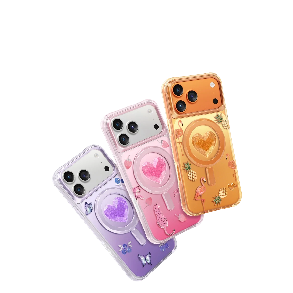 Keephone Apple iPhone 17 Pro Max Peachy Magsafe Kapak - Pembe