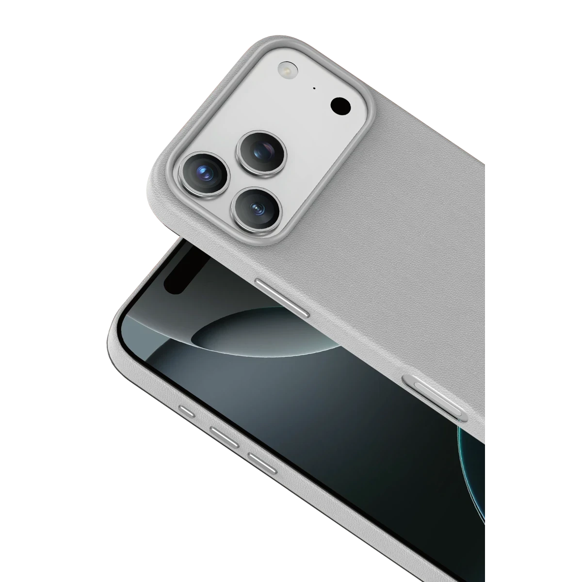 Keephone Apple iPhone 17 Pro Max Peekaboo Magsafe Kapak - Gri