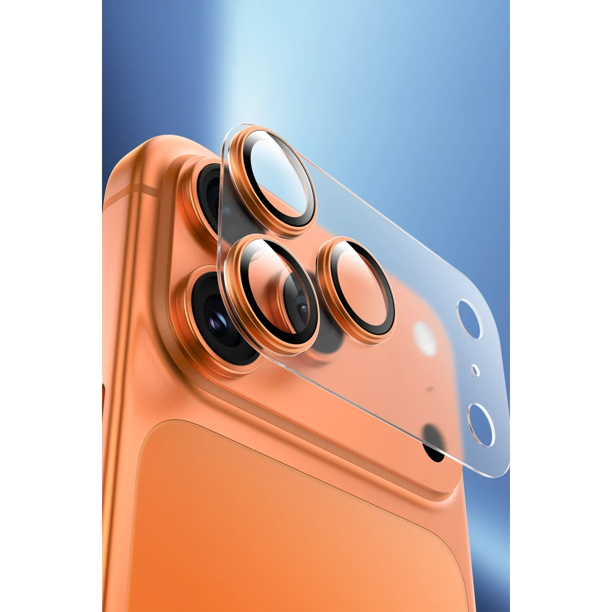 Keephone Apple iPhone 17 Pro Max Reggio Kamera Lens - Gümüş