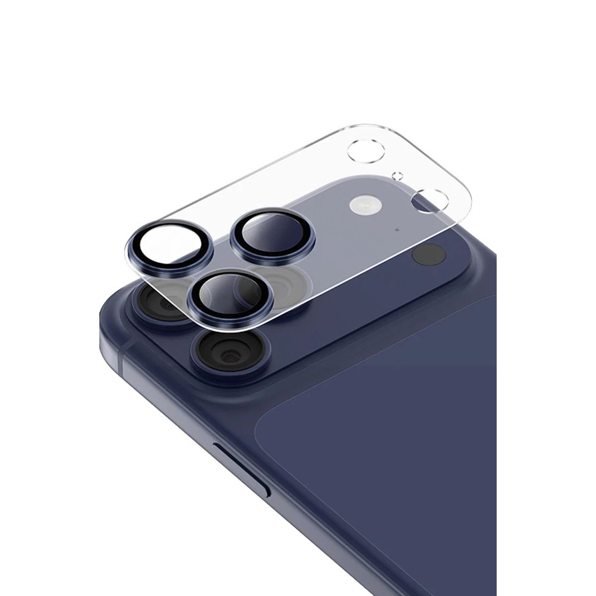 Keephone Apple iPhone 17 Pro Max Reggio Kamera Lens - Lacivert