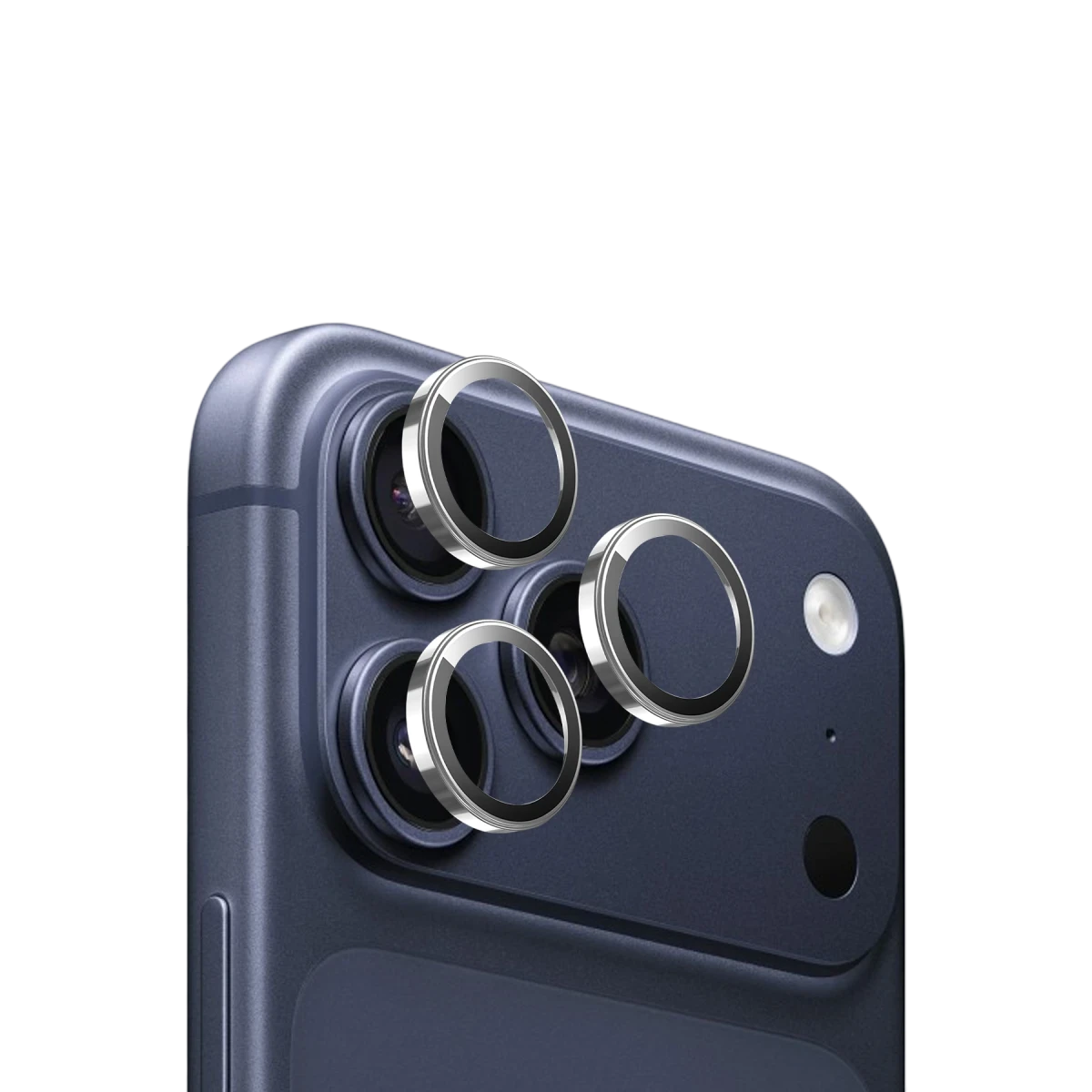 Keephone Apple iPhone 17 Pro Max Sapphire PVD Kamera Lens - Gümüş