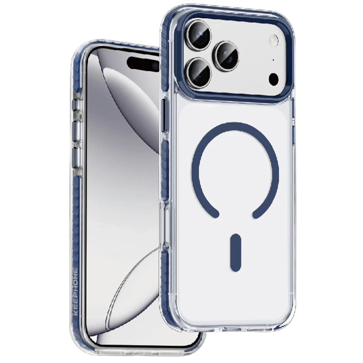 Keephone Apple iPhone 17 Pro Max Shockstar Magsafe Kapak - Mavi