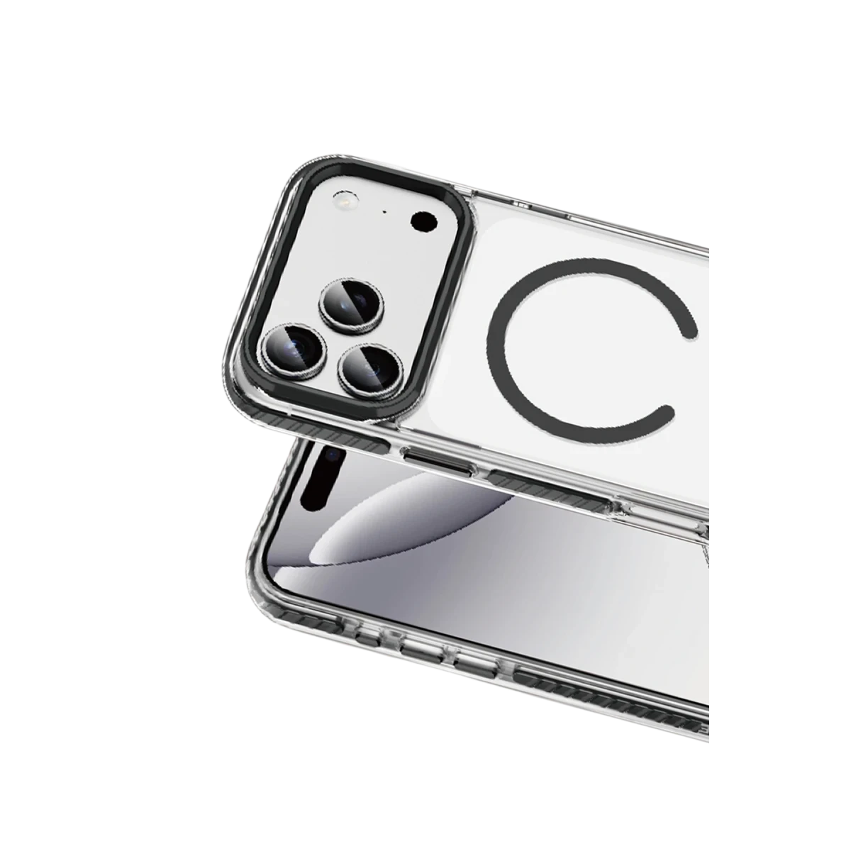 Keephone Apple iPhone 17 Pro Max Shockstar Magsafe Kapak - Siyah