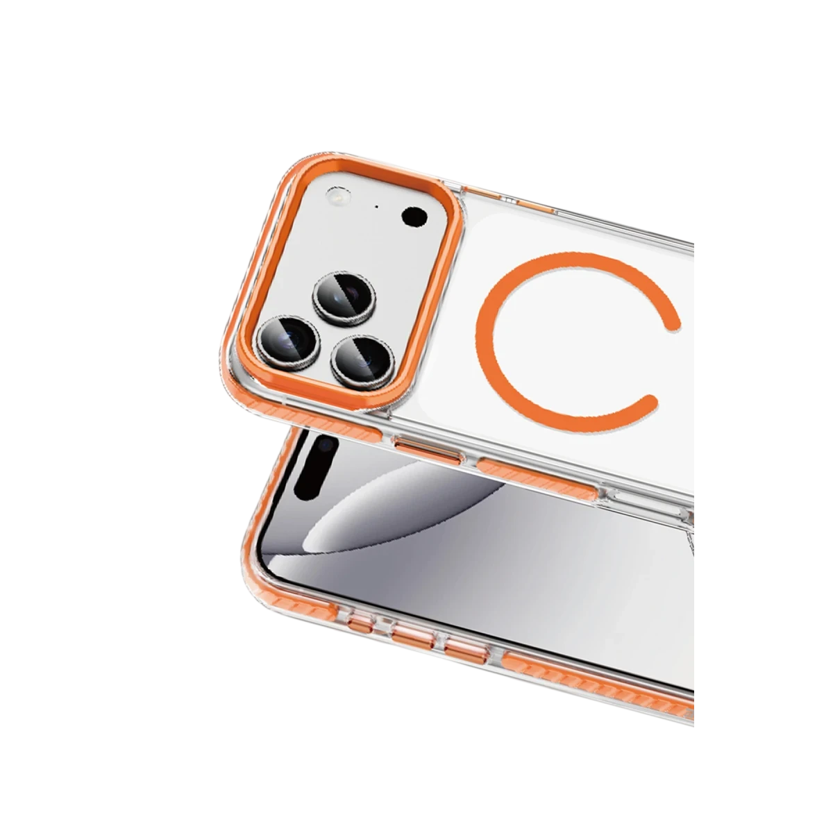 Keephone Apple iPhone 17 Pro Max Shockstar Magsafe Kapak - Turuncu