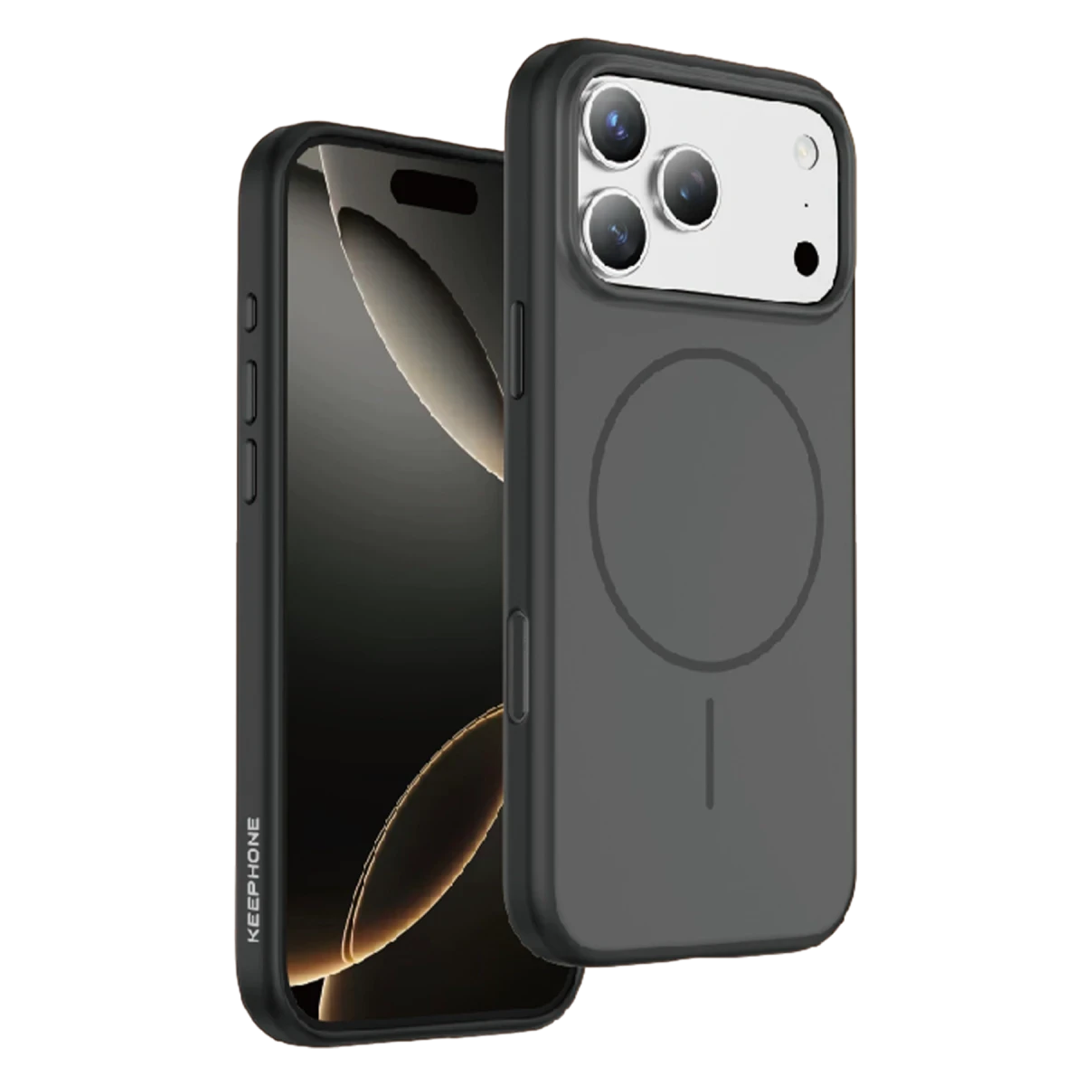 Keephone Apple iPhone 17 Pro Max Sumee Magsafe Kapak - Siyah