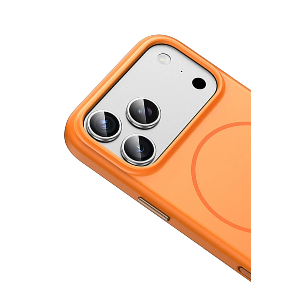 Keephone Apple iPhone 17 Pro Max Sumee Magsafe Kapak - Turuncu