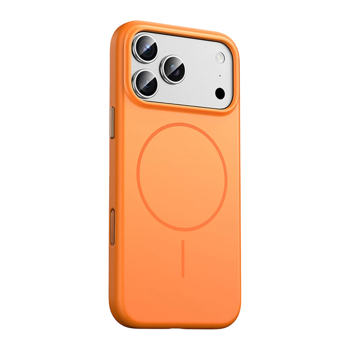 Keephone Apple iPhone 17 Pro Max Sumee Magsafe Kapak - Turuncu