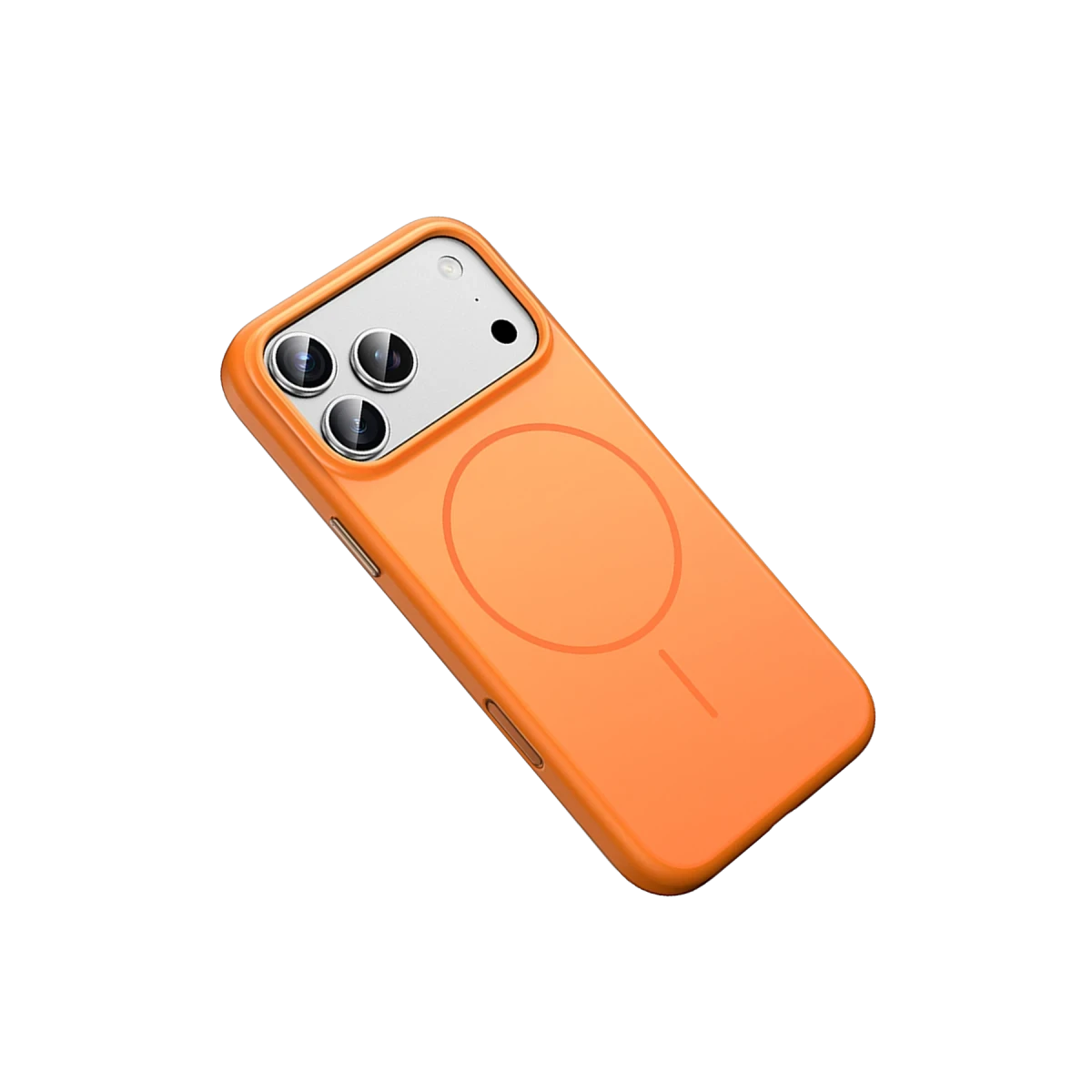Keephone Apple iPhone 17 Pro Max Sumee Magsafe Kapak - Turuncu