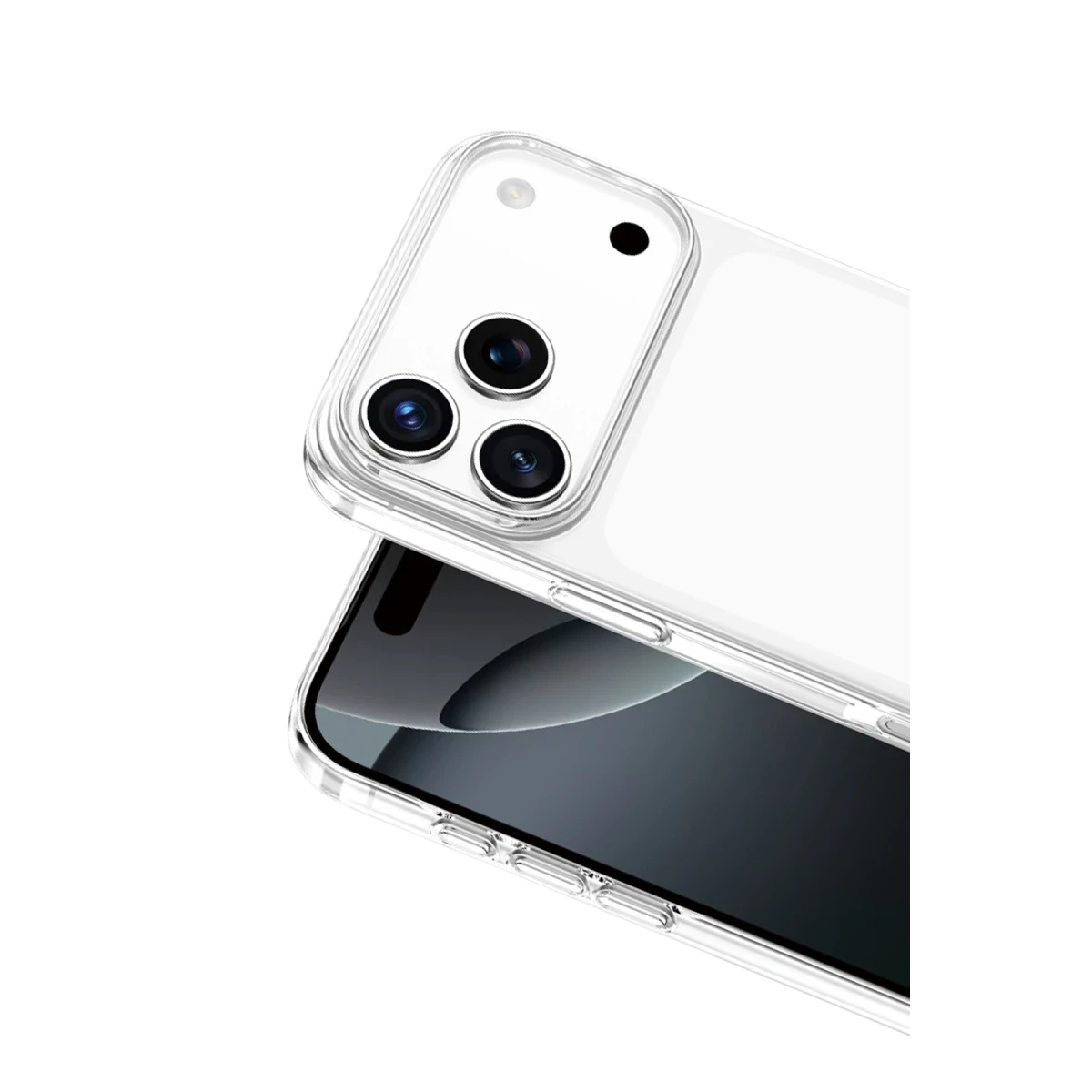 Keephone Apple iPhone 17 Pro Max X-Crystal Slim Kılıf - Şeffaf