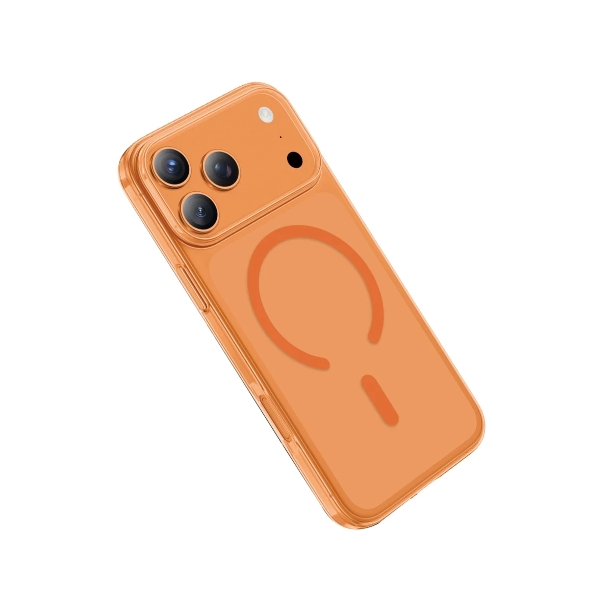 Keephone Apple iPhone 17 Pro Max X-Crystal Slim Magsafe Kılıf - Turuncu