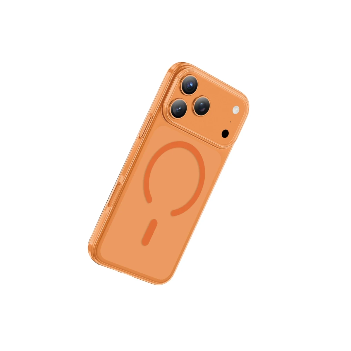 Keephone Apple iPhone 17 Pro Max X-Crystal Slim Magsafe Kılıf - Turuncu