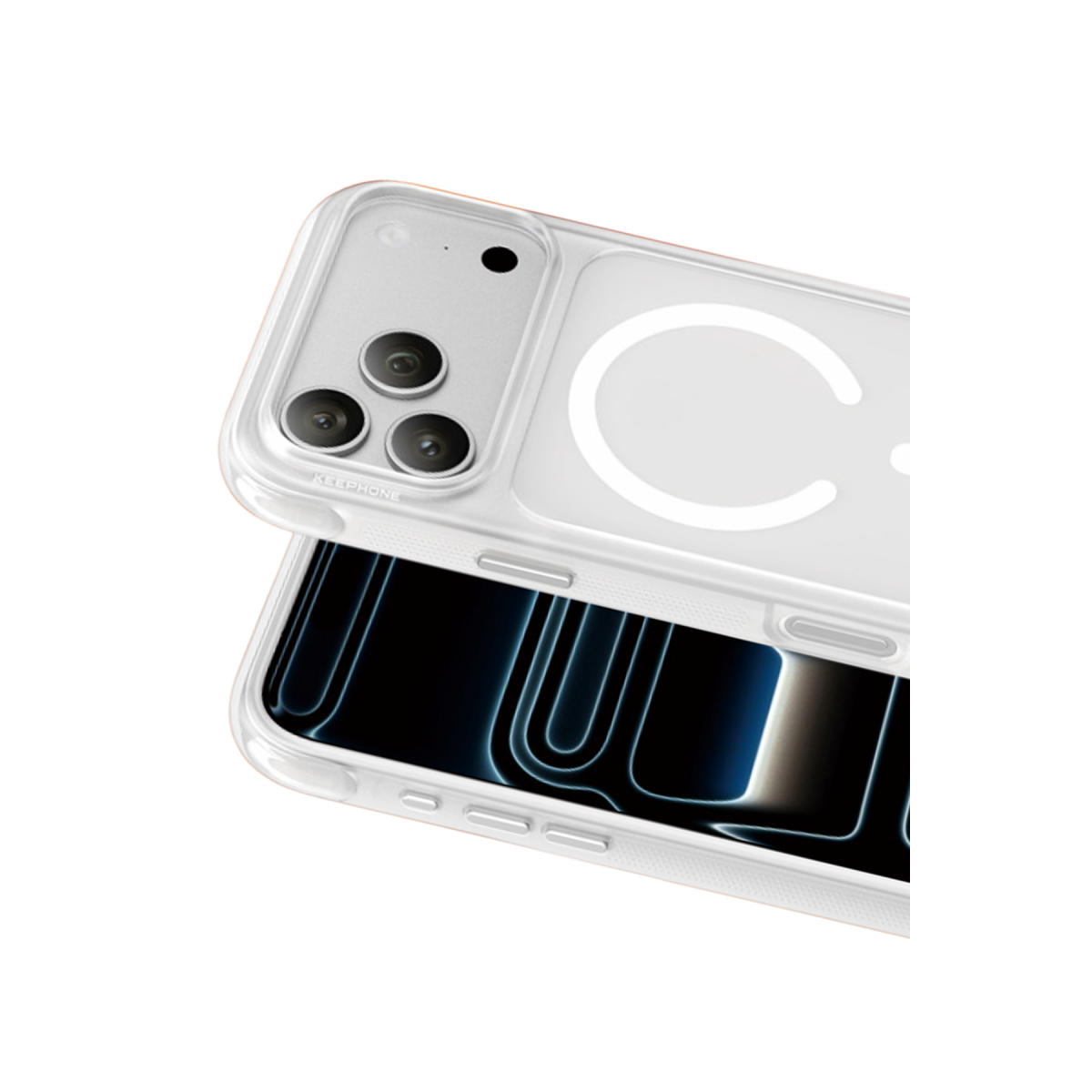 Keephone Apple iPhone 17 Pro Monica Airbag Magsafe Kapak - Beyaz