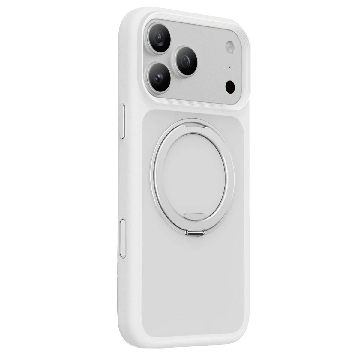 Keephone Apple iPhone 17 Pro Omega Magsafe Standlı Kapak - Beyaz
