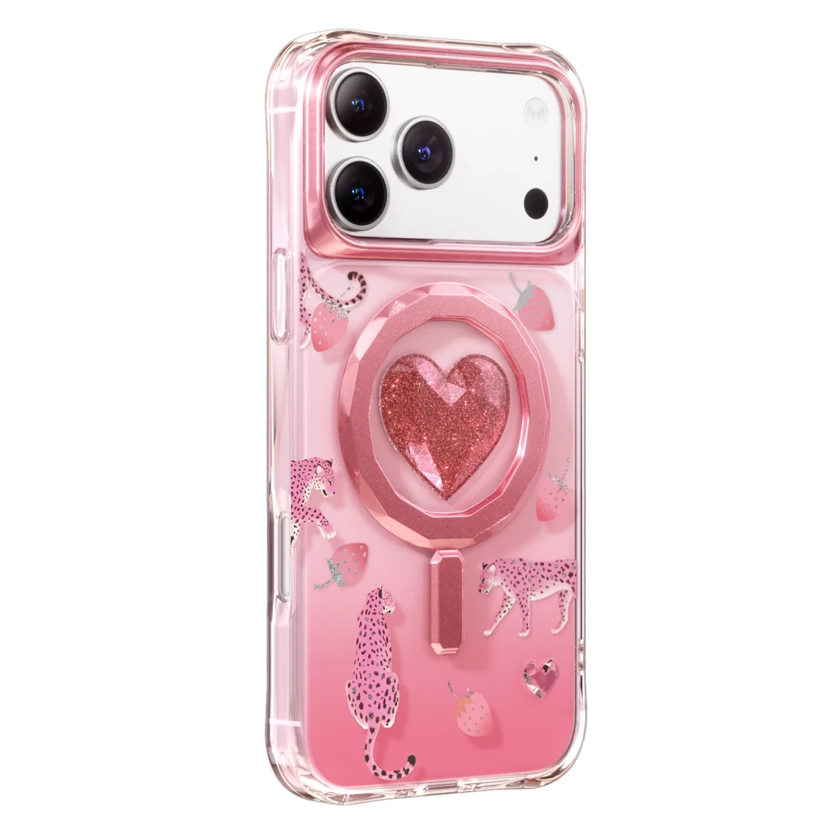 Keephone Apple iPhone 17 Pro Peachy Magsafe Kapak - Pembe