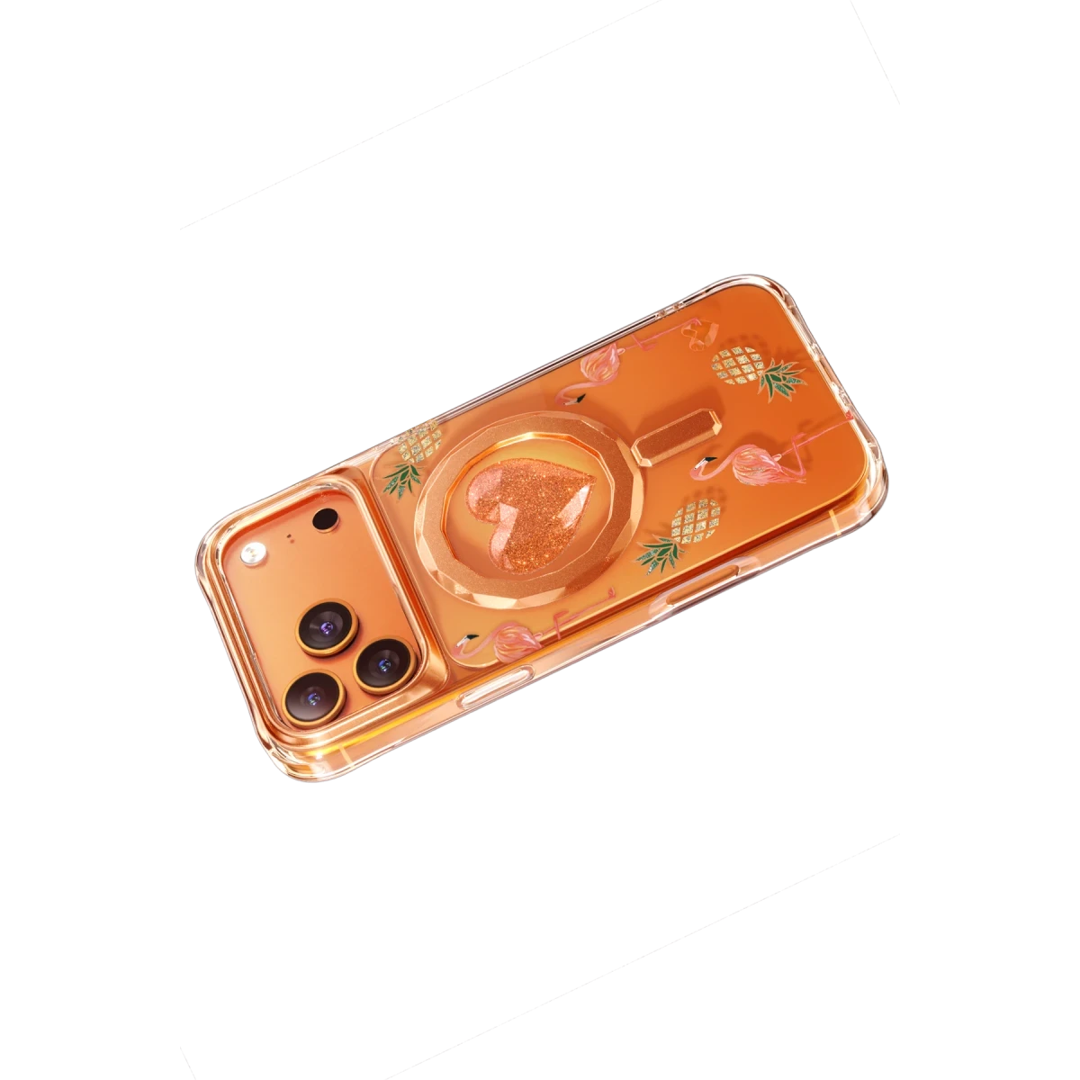 Keephone Apple iPhone 17 Pro Peachy Magsafe Kapak - Turuncu