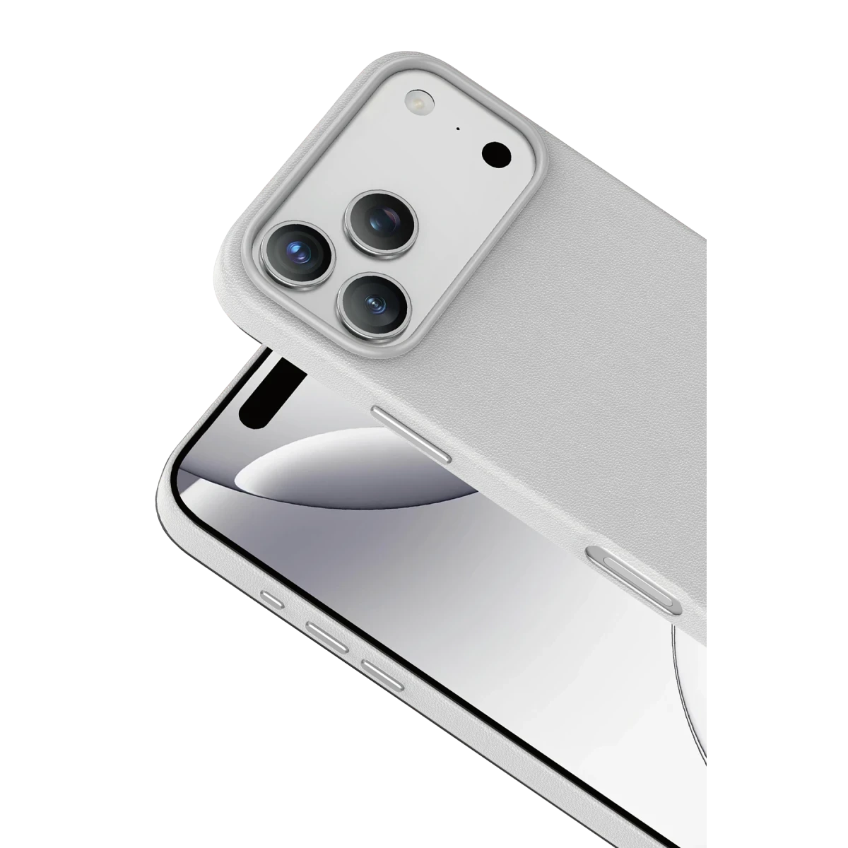 Keephone Apple iPhone 17 Pro Peekaboo Magsafe Kapak - Beyaz