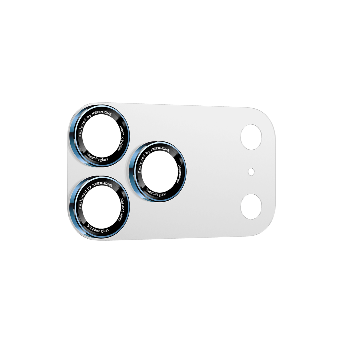 Keephone Apple iPhone 17 Pro Sapphire Vita Arka Film Ve Kamera Lens Koruyucu - Lacivert