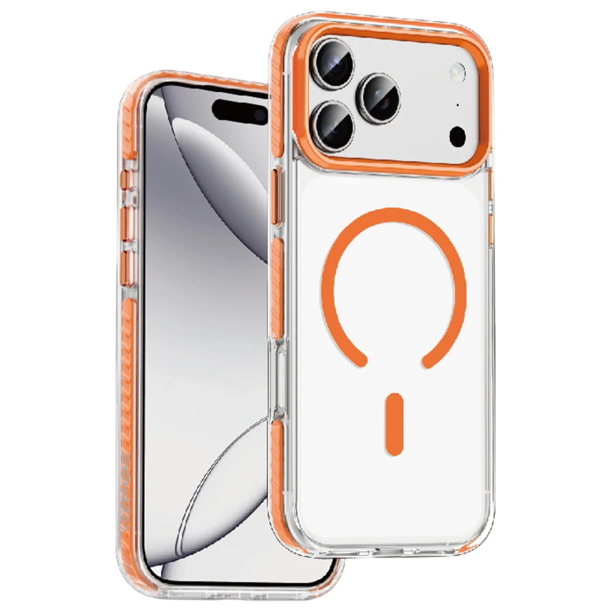 Keephone Apple iPhone 17 Pro Shockstar Magsafe Kapak - Turuncu