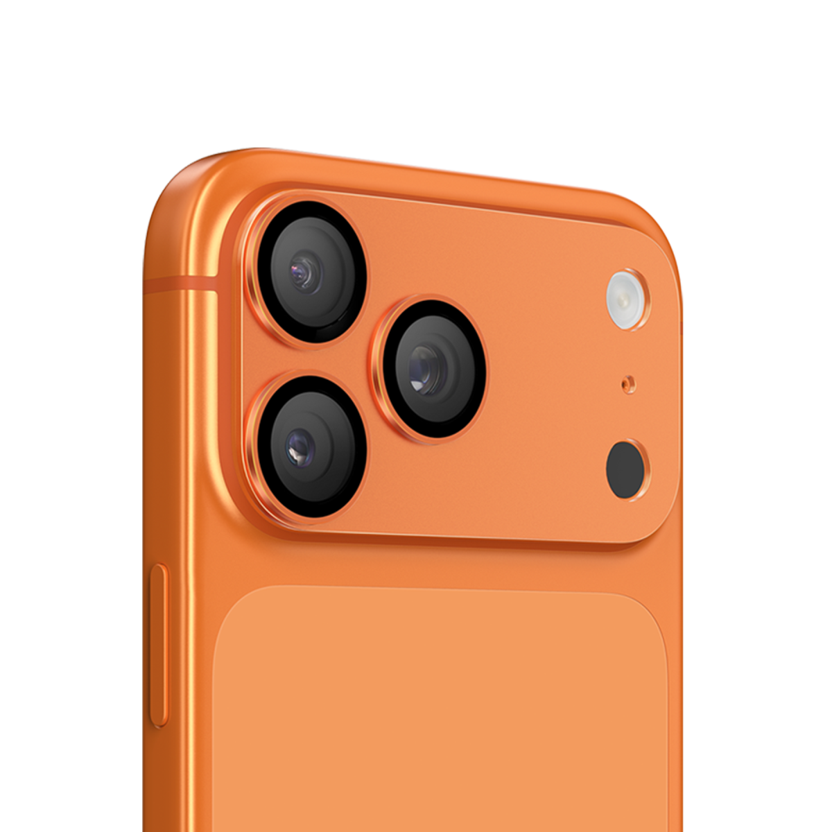 Keephone Apple iPhone 17 Pro Wellens Kamera Lens Koruyucu - Turuncu