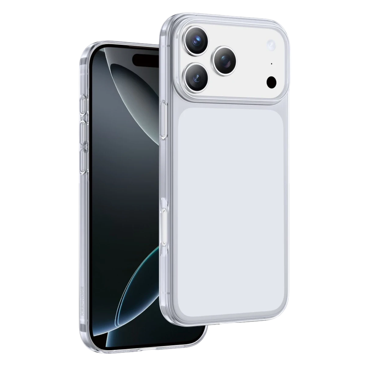 Keephone Apple iPhone 17 Pro X-Crystal Slim Kılıf - Natural Grey