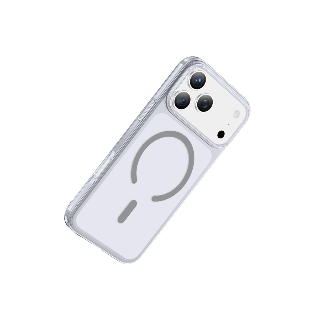 Keephone Apple iPhone 17 Pro X-Crystal Slim Magsafe Kılıf - Natural Grey