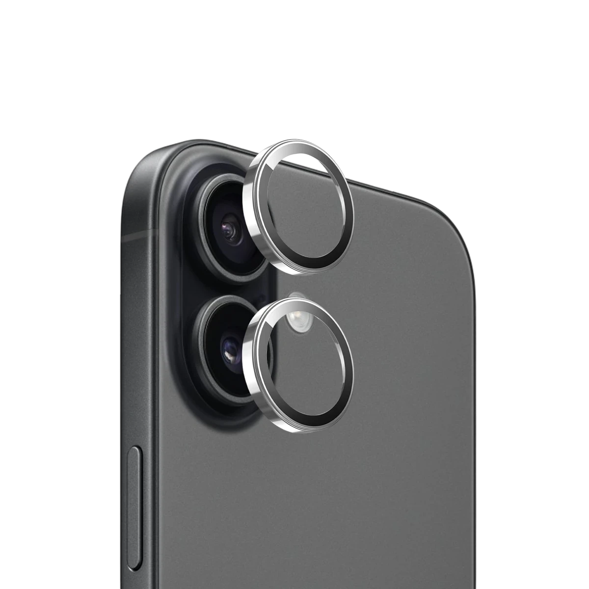 Keephone Apple iPhone 17 Sapphire PVD Kamera Lens - Gümüş