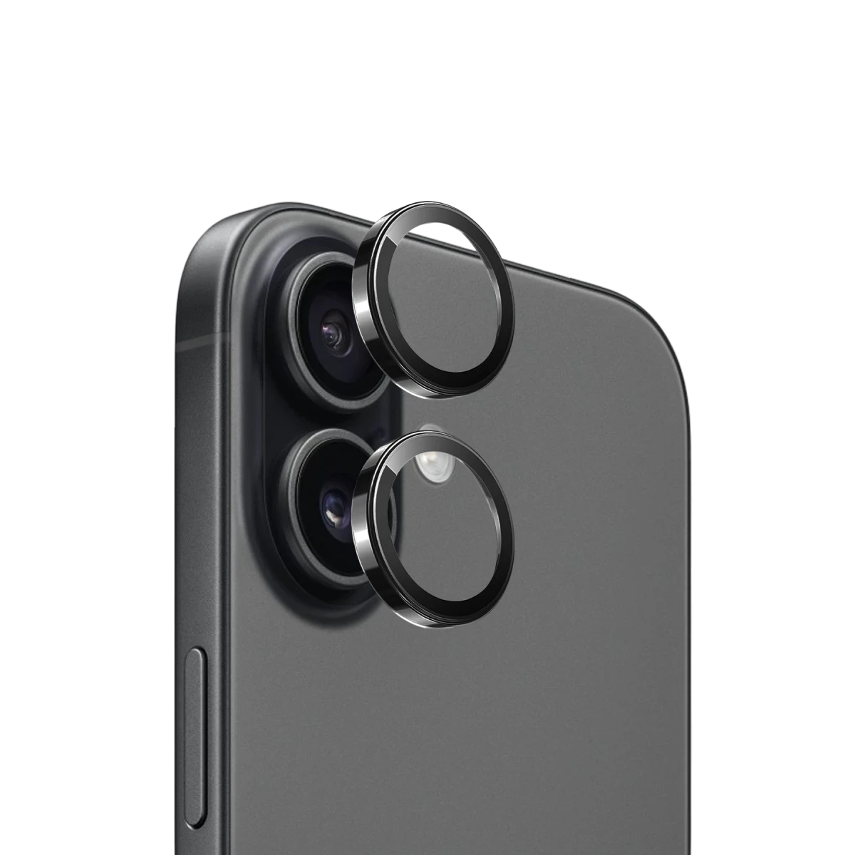 Keephone Apple iPhone 17 Sapphire PVD Kamera Lens - Siyah