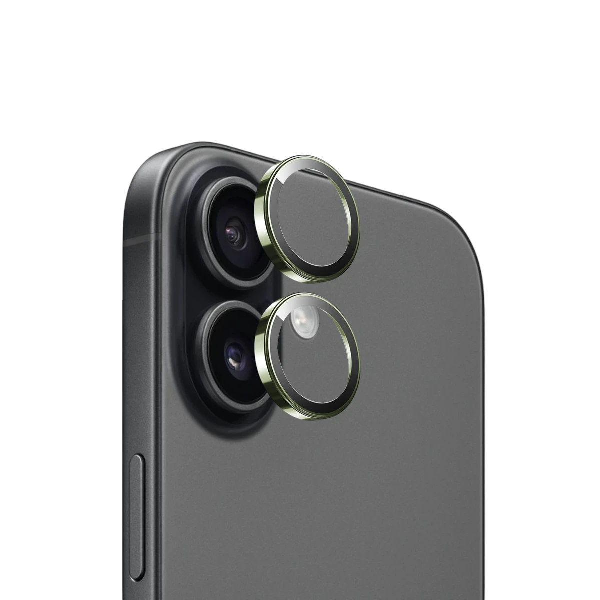 Keephone Apple iPhone 17 Sapphire PVD Kamera Lens - Yeşil