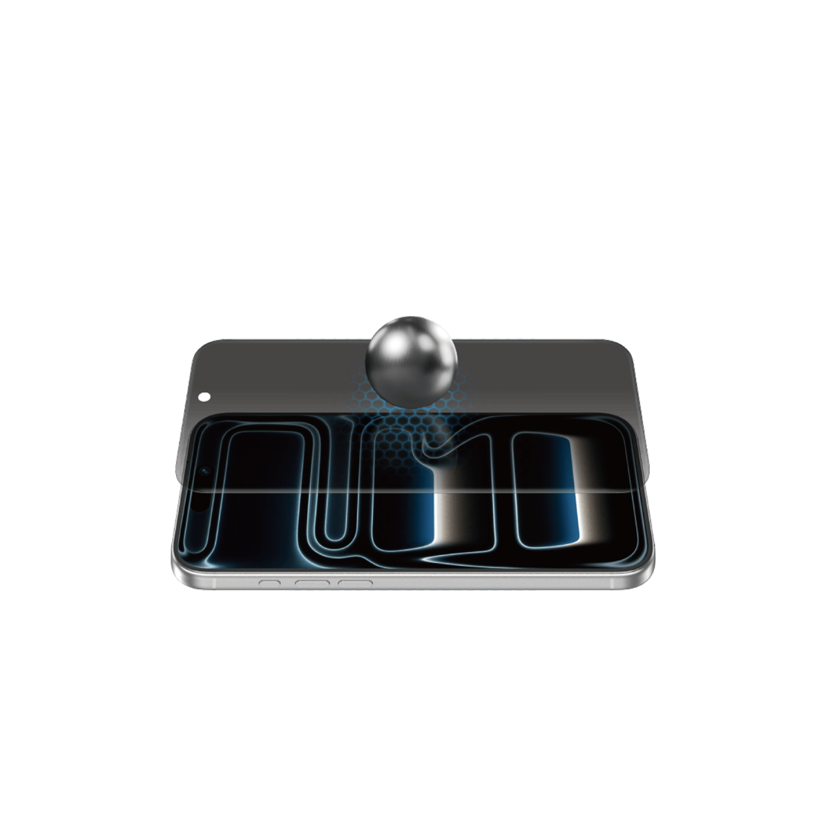 Keephone Apple iPhone 18 Pro Innova Hayalet Cam Ekran Koruyucu - Siyah